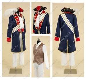 APH Axis Powers Hetalia Prussia Cosplay Costume  