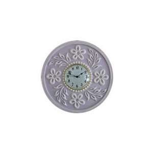  Tropical Hibiscus Round Wall Clock in Multiple Colors 