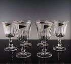  Italy Crystal Water Goblets, Wine Glasses, Royal Crystal Rock, Italian