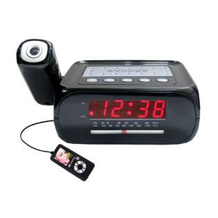 Supersonic SC 371 Digital Projection Alarm Clock with AM  FM Radio at 