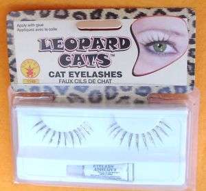 Rubies Leopard Cat Eyelashes Extension Fake Costume New  