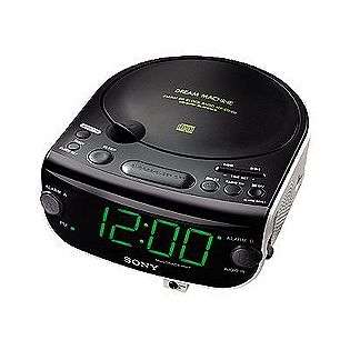 AM/FM Clock Radio with Built In CD & MP3 Player  Sony Computers 
