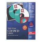 avery ave6692 laser cd dvd labels matte white 30 pack