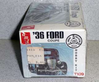   Snap Together 36 FORD COUPE 1/43 Scale Model Kit T 109 *MISB  