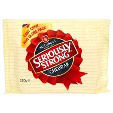 Mclellands Seriously Strong Cheddar White 350G   Groceries   Tesco 