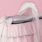 Baby Doll Pretty Ribbon Bassinet Liner/Skirt and Hood with Black 