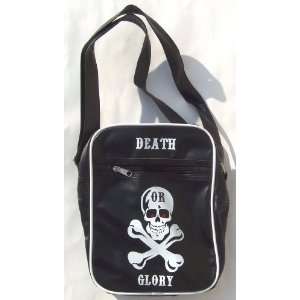    Death or Glory Skull and Crossbones Shoulder Bag Toys & Games