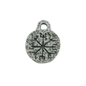  Helm of Empowerment, Runes of Power Pewter Pendant with 