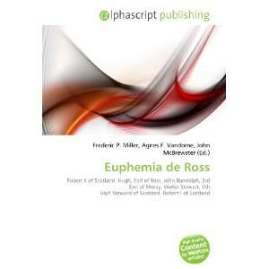  Euphemia de Ross (9786133739208) Books