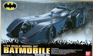 BANDAI 1/35 Batman BATMOBILE Car MODEL KIT Brand New Japan Made  