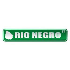   RIO NEGRO ST  STREET SIGN CITY URUGUAY: Home 