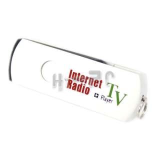 USB Worldwide Internet Radio TV Card Audio Player BL&WH  