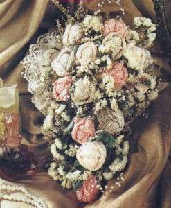 47M CROCHET PATTERN FOR: Bridal Flower Bouquet EASY!  