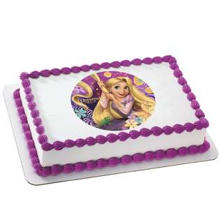 Deco Pac Tangled   Rapunzel Edible Icing Cake Topper 