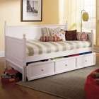 Fashion Bed Group Casey with Trundle Daybed in White Finish   With 