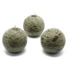 Zest Candle 3 Scented Green Ball Candles (6pc/Box)