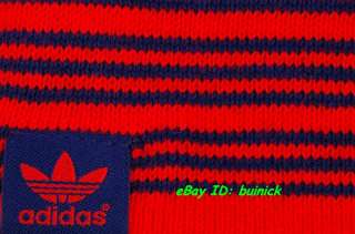 ADIDAS ADICOLOR REVERSIBLE STRIPED BEANIE Navy Red Knitted NEW  