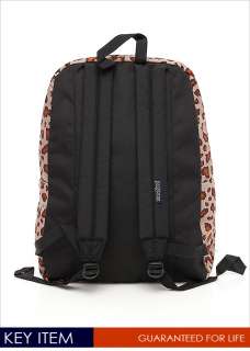 Jansport SUPER BREAK Backpack JS 43501J4SP Tan Leopard  