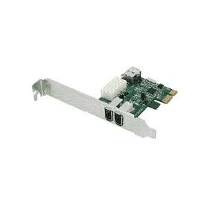   1394a/1394 PCI E Card For Multiple Device Connections