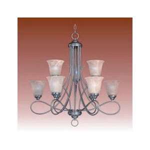  MAX 11046MROI NOVA 9 LT CHANDELIER by Maxim Lighting