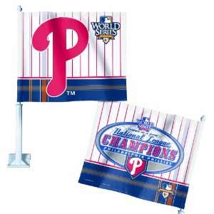 MLB 2010 Philadelphia Phillies NLCS Champ Car Flag:  Sports 