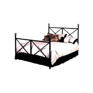  Grace Neoclassic Bed with Frame   Antique Bronze