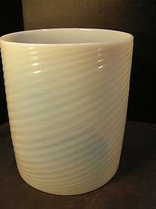  c1900 6 X 7 SWIRLED OPALESCENT CYLINDER SHADE for HALL OIL LAMPS