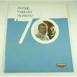  1970 70 MERCURY BROCHURE Marquis Marauder Monterey 