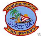 US NAVY BASE PATCH, SUBIC BAY, OLONGAPO, PHILIPPINESS​AILBOAT 