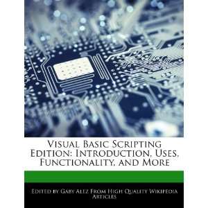  Visual Basic Scripting Edition Introduction, Uses 