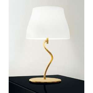  Circle Table Lamp   polished gold, 110   125V (for use in 