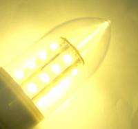 1x E14 5W 28 5050 SMD LED Warm White bulb lamp light 110~240V #E128WJ 