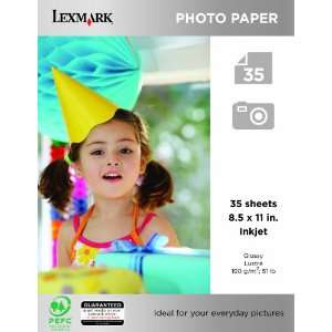  Lexmark   Glossy photo paper   Letter A Size (8.5 in x 11 