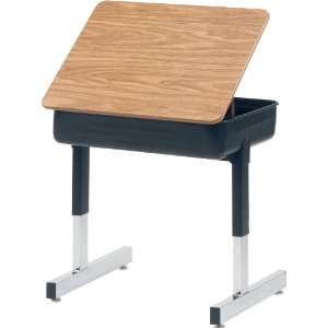   Cantilever Leg Laminate Lift Lid Top Student Desk