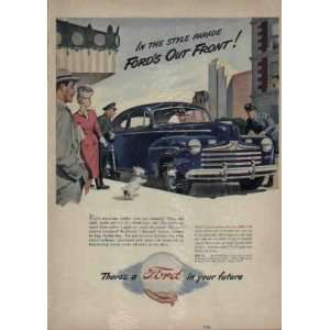  In The Style Parade   Fords Out Front  1946 Ford Ad 