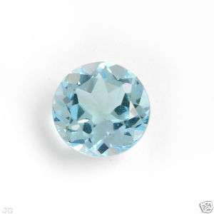 7mm ROUND NATURAL AAA QUALITY SKY BLUE TOPAZ 1.50 CTS  