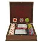 Trademark Poker 100 PaulsonR Tophat & Cane Clay Poker Chips w/Wooden 