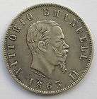 Italy 2 lire 1863N BN   KM6A.1   Silver Coin xf