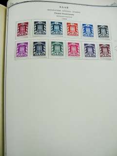 Germany Early Mint Power Stamp Collection In Scott Album  