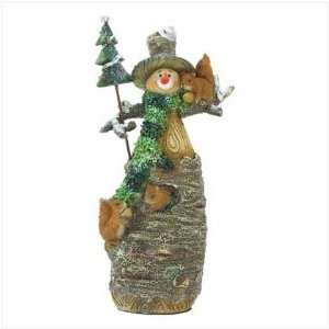  Forest Snowman Christmas Figurine
