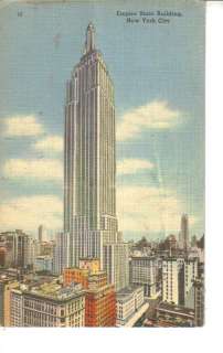 Empire State Building New York City postcard!  