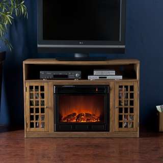   Weathered Oak Electric Fireplace Mantle Media TV Stand FE9360  