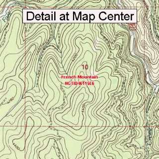 USGS Topographic Quadrangle Map   French Mountain, Idaho (Folded 