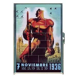  NOVEMBER 7 1936 SPANISH CIVIL WAR ID Holder, Cigarette 