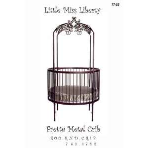  Frette Crib with Hand Forged Iron Dome Baby