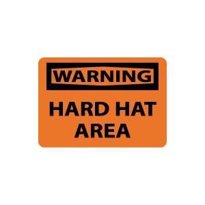  OSHA WARNING Hard Hat Area Safety Sign: Home Improvement