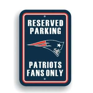  New England Patriots Parking Sign 12 In.x 18 In.: Office 