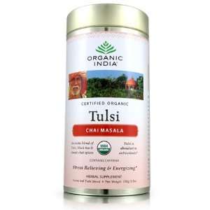  Tulsi Loose Chai Masala Tea Leaves by Organic India   3.5 