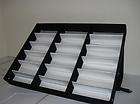 NEW DELUXE PORTABLE SUNGLASSES 18 pcs DISPLAY CASE TRAY STAND