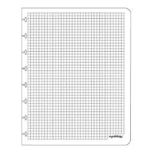  Myndology Graph Journal Refill, 60 Sheets
